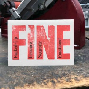 FINE Card