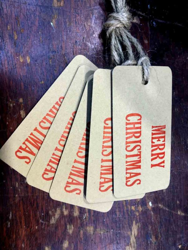 Merry Christmas Tag (Pkt of 5)