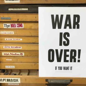 "War is Over" Poster