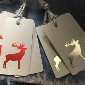 Stag Gift Tags (Pkt of 5)
