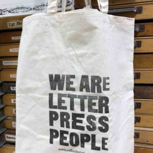 Letterpress Cotton Bag