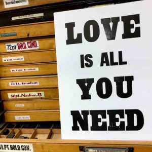 "Love is all you need" Poster