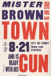 "Mr Brown" Poster-