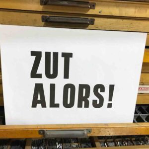 "Zut Alors! 1" Poster