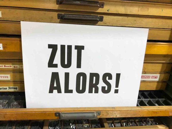 "Zut Alors! 1" Poster