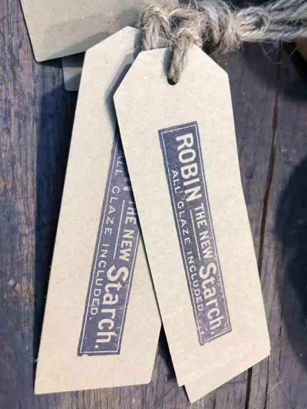Robin Starch Tag (Pkt of 5)